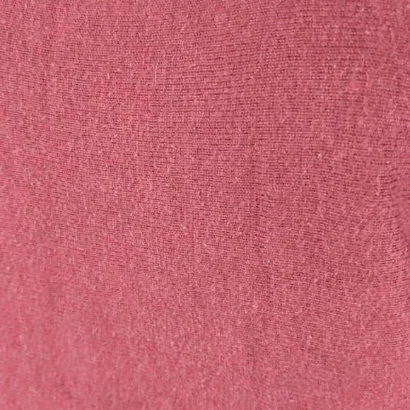 Dotti Women's Top Size Small Maroon 3/4 Sleeve Hi-Low Hem Round Neckline Jumper - Picture 7 of 14